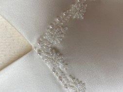 Hermione halter neck wedding dress decoration