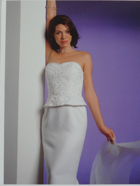 Tulip wedding dress front